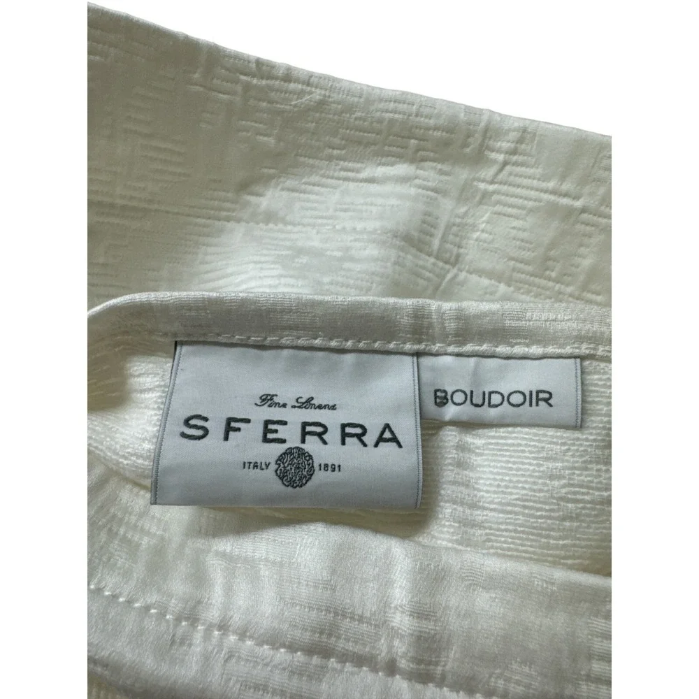 Sferra Aldino  Sham Flange #3786 Oyster 12x16 Brand New w/tag Made in Italy